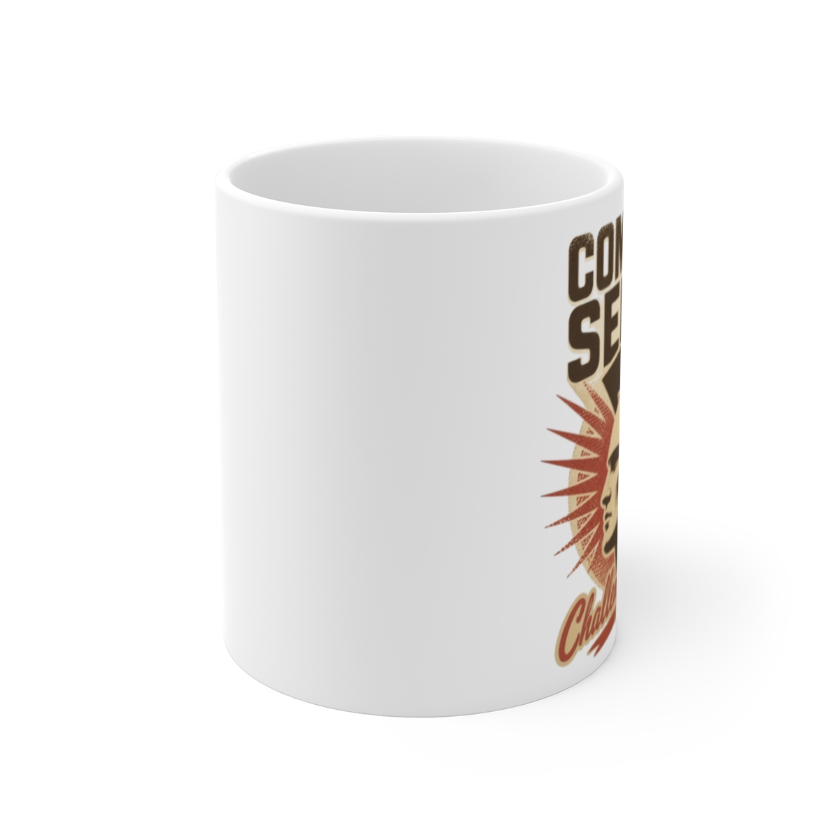Dan Carlin’s Common Sense "Design 3" White Mug - alternate angle 1, merchandise