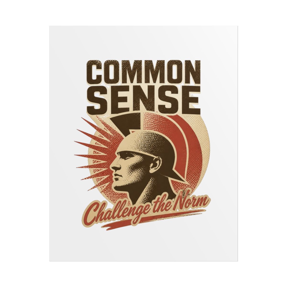 Dan Carlin’s Common Sense "Design 3" Poster