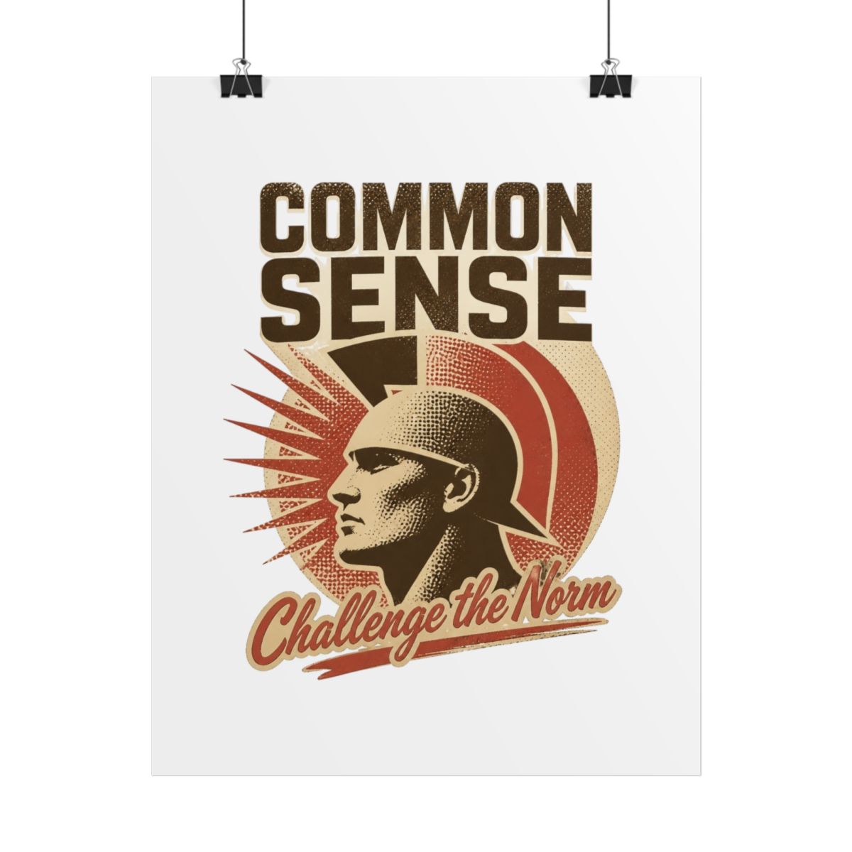 Dan Carlin’s Common Sense "Design 3" Poster - alternate angle 1, merchandise