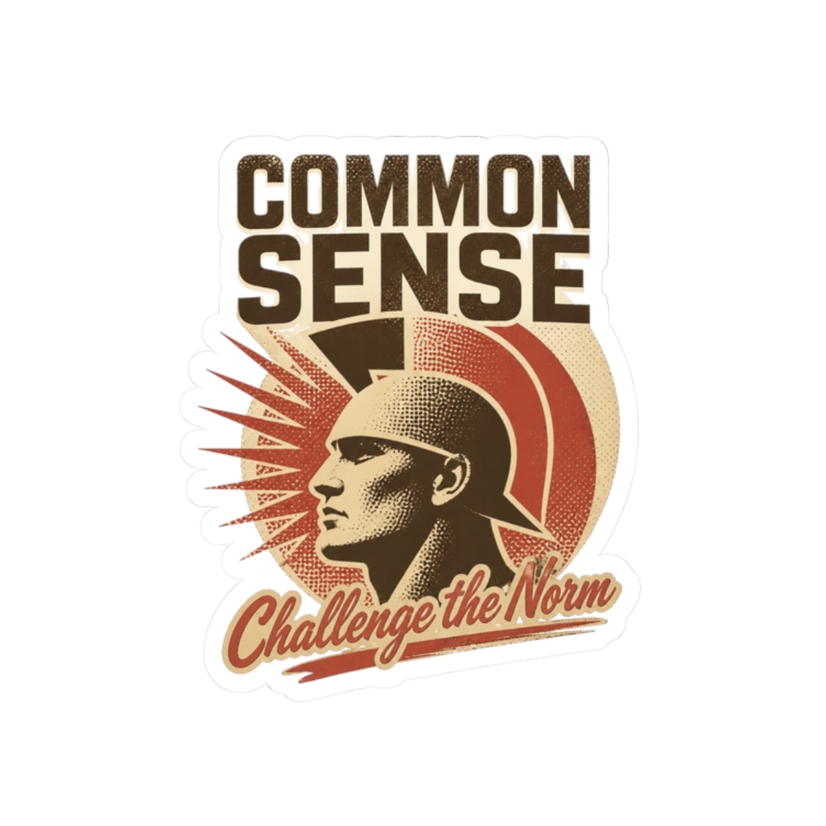 Dan Carlin’s Common Sense "Design 3" Sticker - Official Stickers merchandise