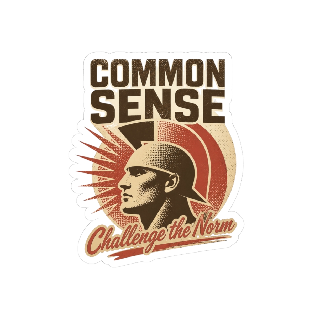 Dan Carlin’s Common Sense "Design 3" Sticker - alternate angle 1, merchandise