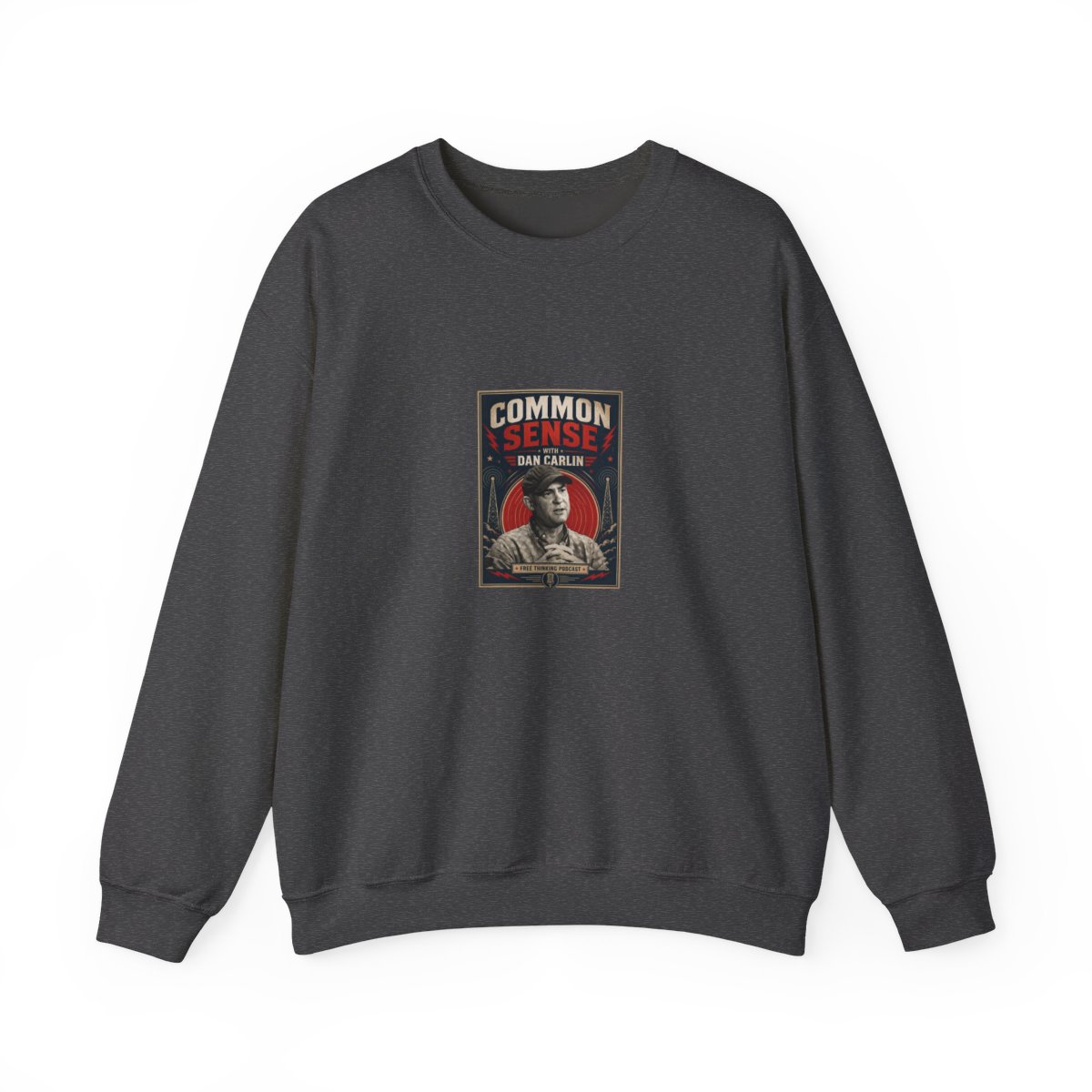 Dan Carlin’s Common Sense "Common Sense with Dan Carlin" Crewneck - alternate angle 5, merchandise