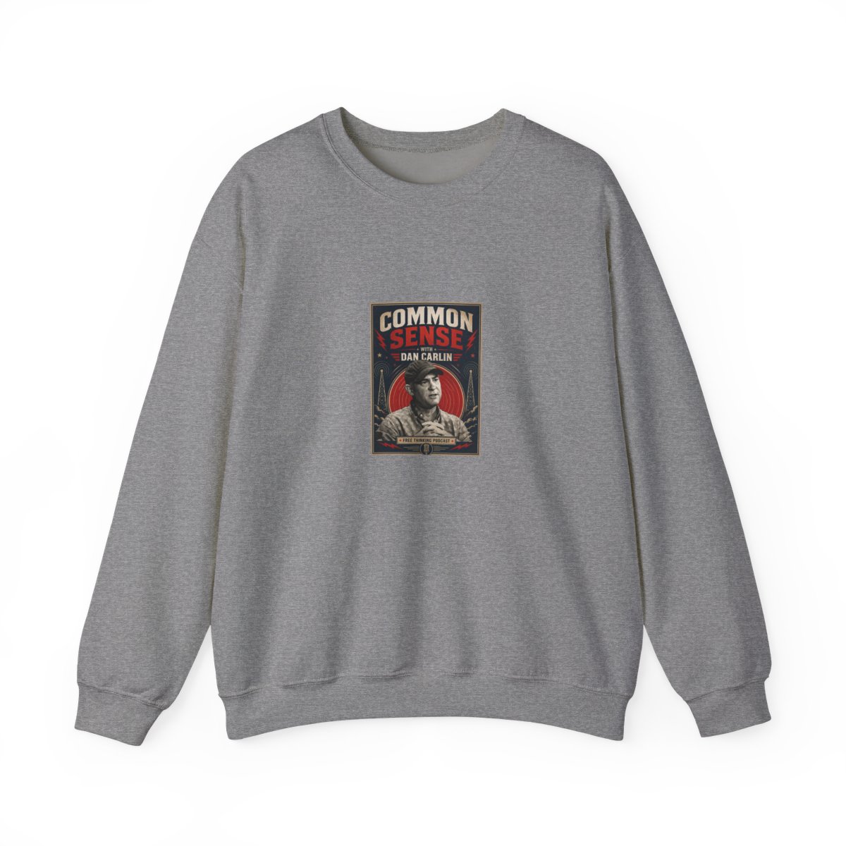 Dan Carlin’s Common Sense "Common Sense with Dan Carlin" Crewneck - alternate angle 4, merchandise